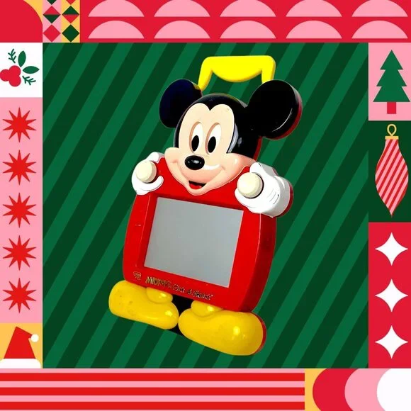 Vintage 1991 Mickey's Etch a Sketch Ohio Art CIB Disney Unboxed - Picture 7 of 16